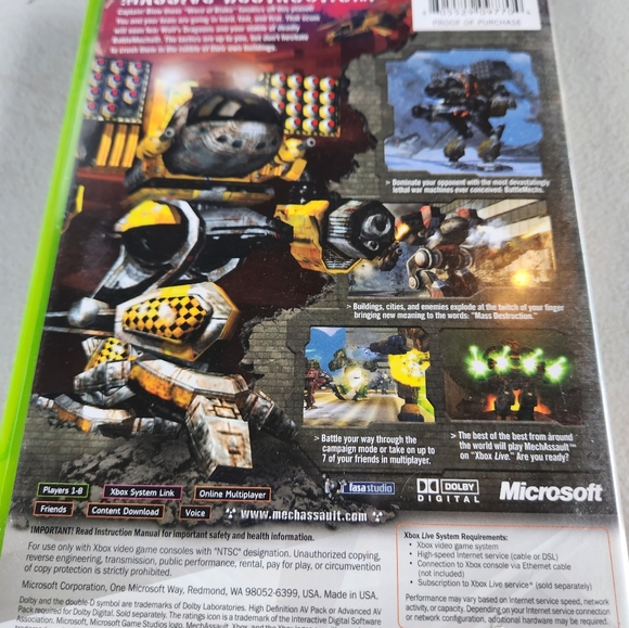 Xbox Mechassault - Picture 4 of 4